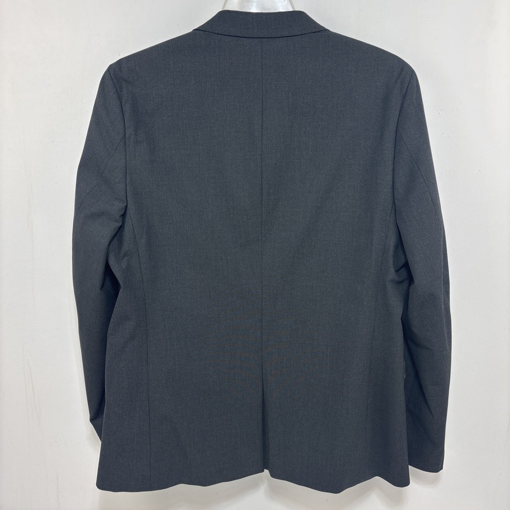 Calvin Klein Men's Infinite Slim Fit Blazer Size L Gray Suit‎ Jacket Two Button - Picture 5 of 10